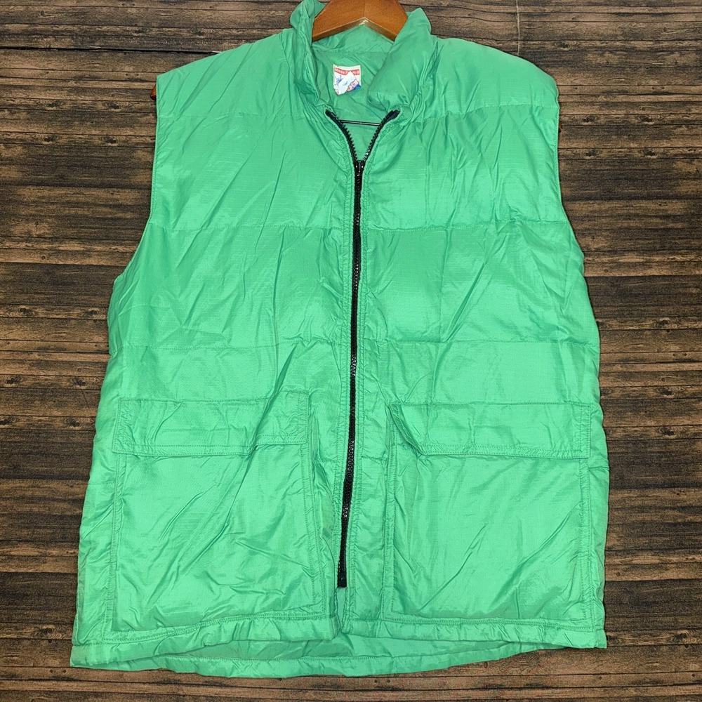 Vintage Frostline Kit Broomfield Colorado Green Puffer Vest Gorpcore M-XS W-M